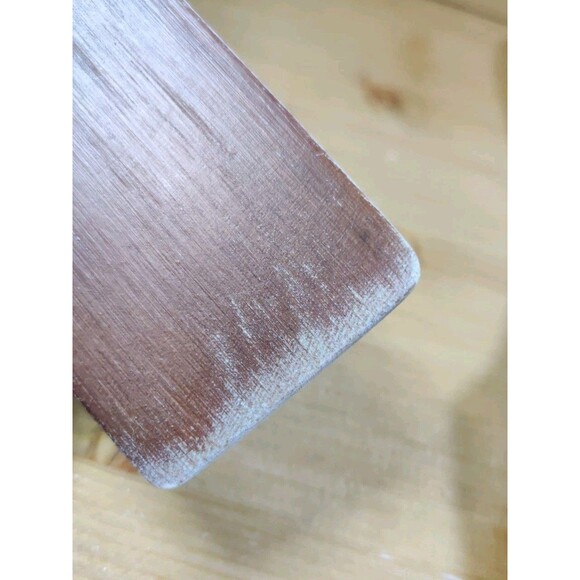 Vintage Wooden Salad Utensils Fork 12" Serving Set Made in Canada MCM Style Read - Picture 4 of 8